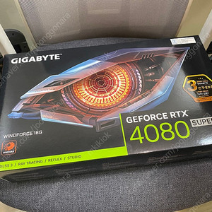 GIGABYTE 기가바이드 지포스 RTX 4080 SUPER WINDFORCE V2 D6X 16GB 미개봉 팝니다.