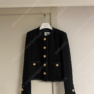 Yjkang*Areujouer black tweed jacket xs 사이즈