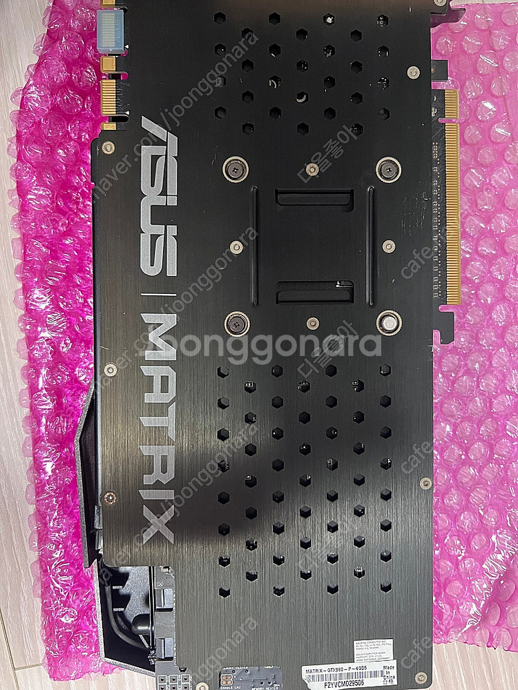 GTX980 matrix 매트릭스 팝니다.--1