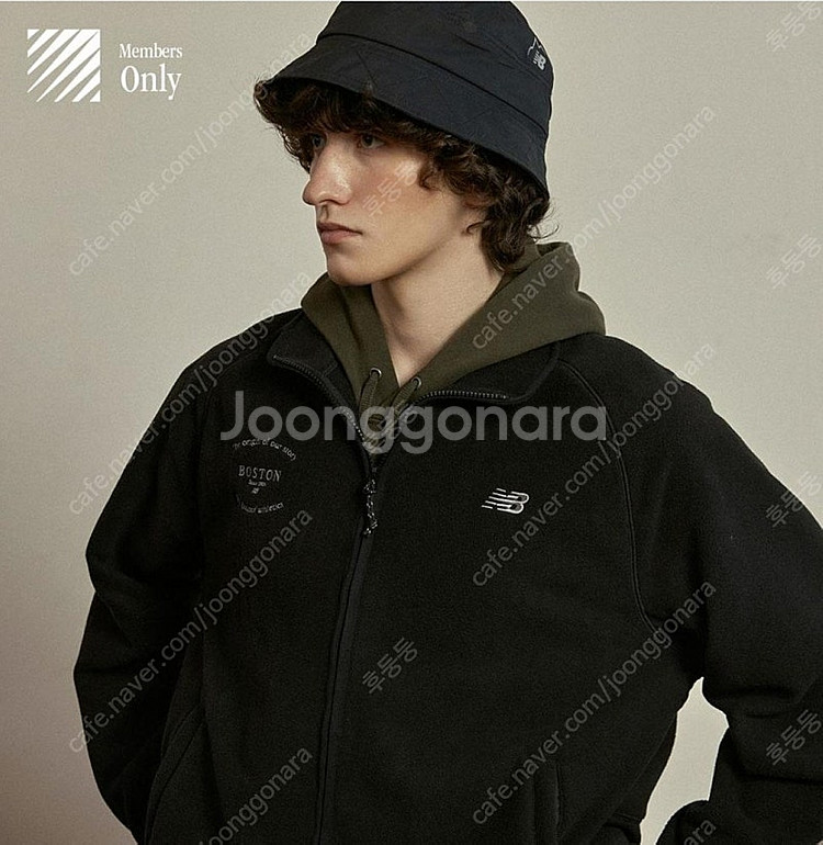 뉴발란스 uni 보스턴 클래식 플리스 집업 xl 판매--0