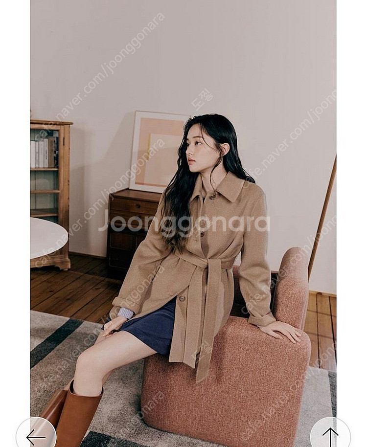 [새상품]빈폴 레이디스 캐시미어 코트--0