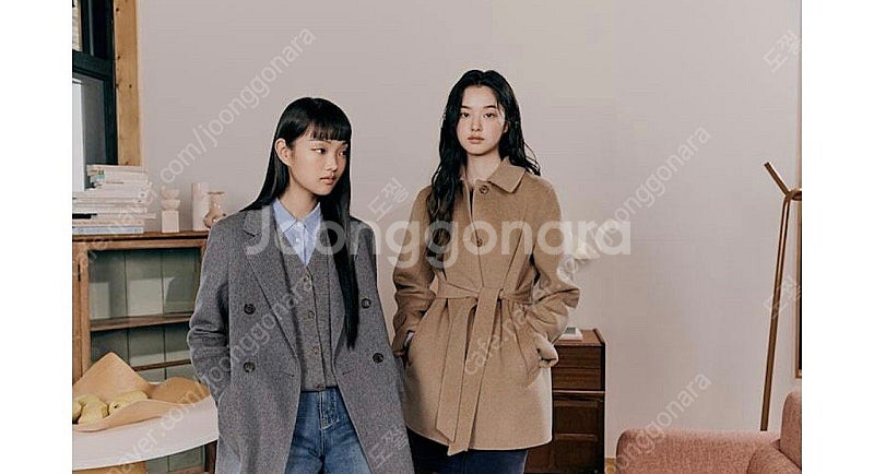 [새상품]빈폴 레이디스 캐시미어 코트--3