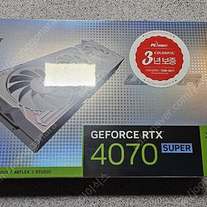 컬러풀 iGame 지포스 RTX 4070 SUPER ULTRA OC D6X 12GB White 피씨디렉트 미개봉 판매