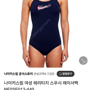 나이키스윔 헤리티지 스우시 레이서백