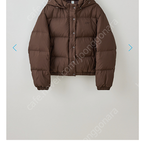 타낫 패딩 Muddy puffer jacket 브라운