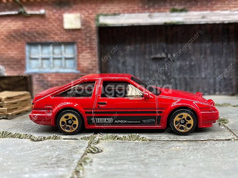 핫휠 토요타 AE86 스프린터 토레노TRUENO 레드 ...--1