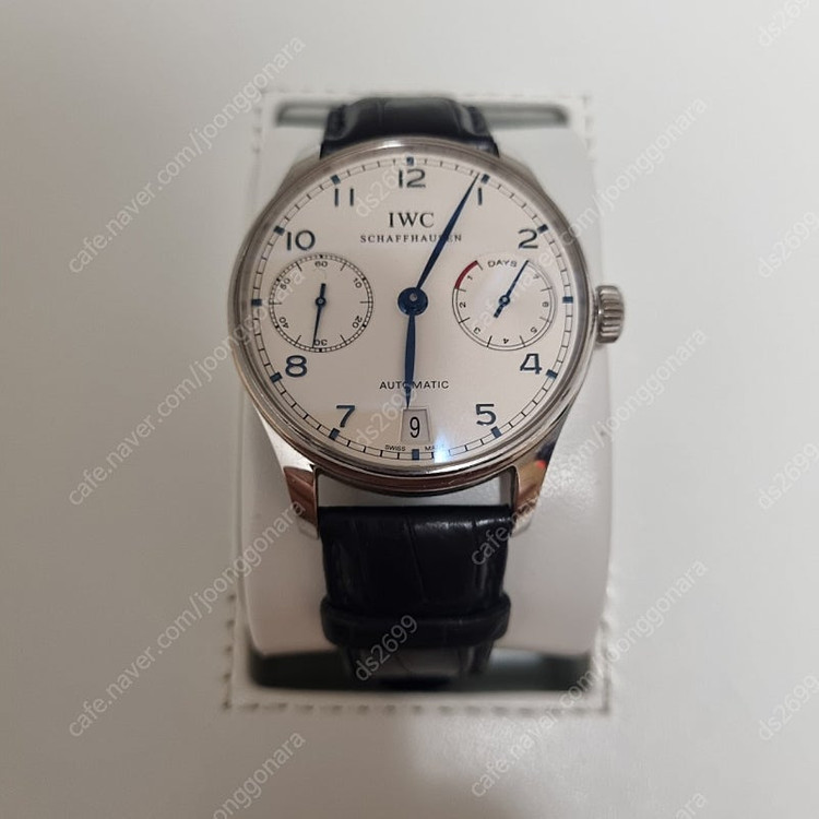 IWC 포르투기저 세븐데이즈(부엉이) 블루핸즈 5001--0