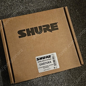 Shure UA874XA 안테나 미개봉 2개 일괄 판매합니다.