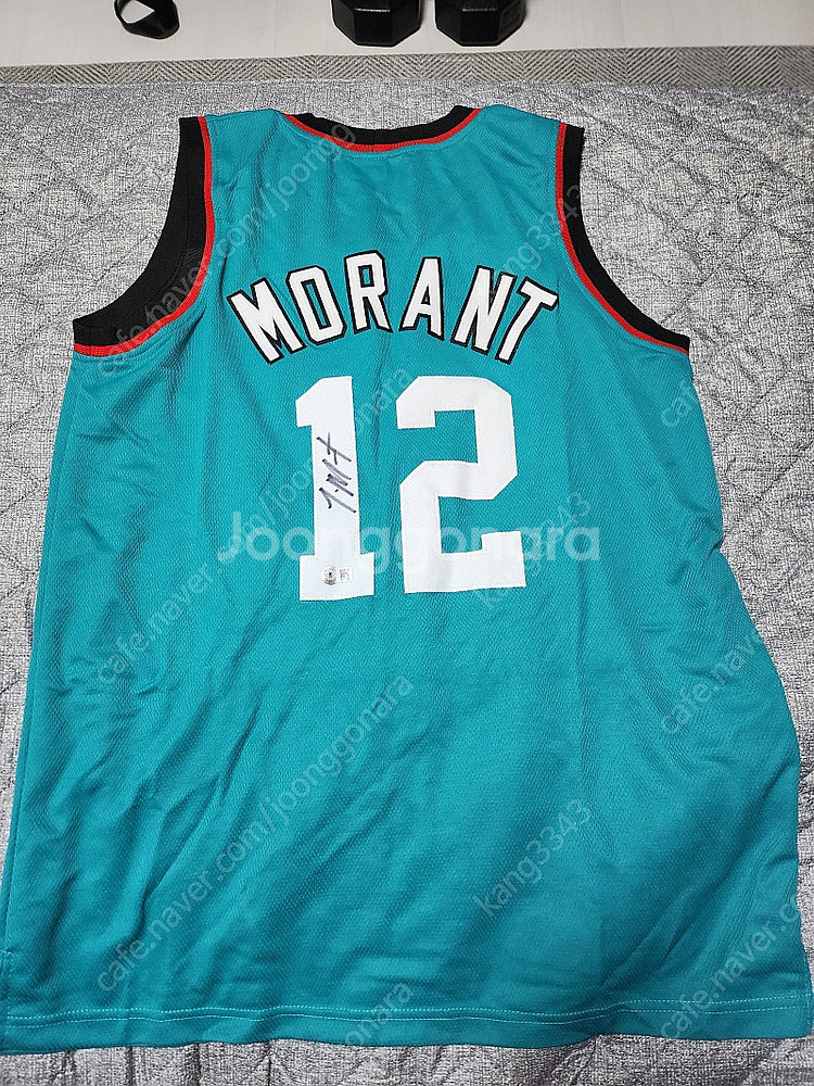 NBA 모란트 싸인유니폼판매.--0