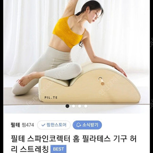 필테 스파인코렉터 홈 필라테스기구 허리스트레칭