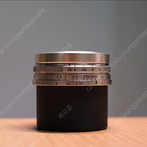 캐논 25mm f3.5 ltm 스크류 / 쇼텐 헬리코이드 어댑터 / 헬리오스 44-2 kmz 아나모픽 개조 / 존라이 사각 후드 46mm