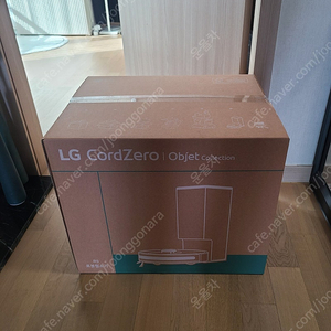 (미개봉) LG 코드제로 R5 로봇청소기 타워포함 올인원 R585WKA1