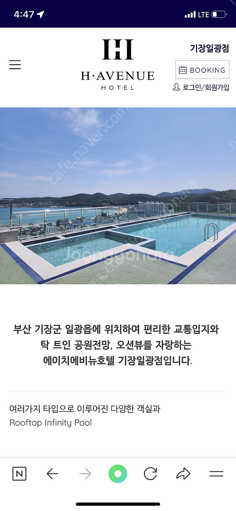 에이치에비뉴 기장일광점 11/24 일요일 숙박 조식 2...--1