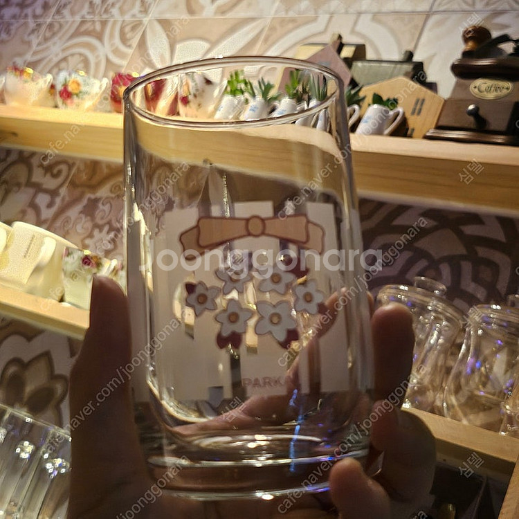 두산유리 파카글라스 레트로 리본컵 8개 세트 새제품--7