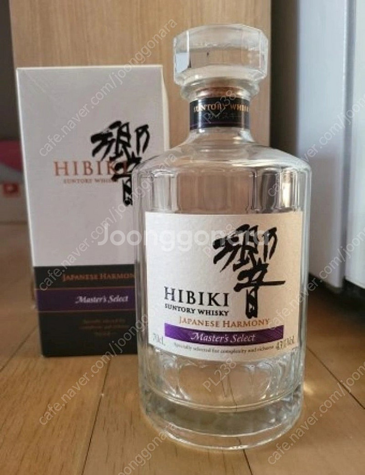 히비키 하모니(박스X), 마스터 셀렉트(박스O) 공병 ...--0