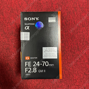 Sony FE 24-70 GM2 미개봉 팝니다