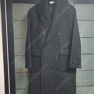 더프로젝트830 Cashmere Double Coat_Black (L