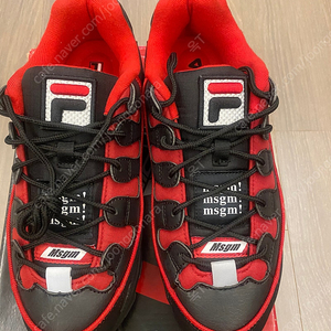 MSGM X FILA 운동화 size41 새상품