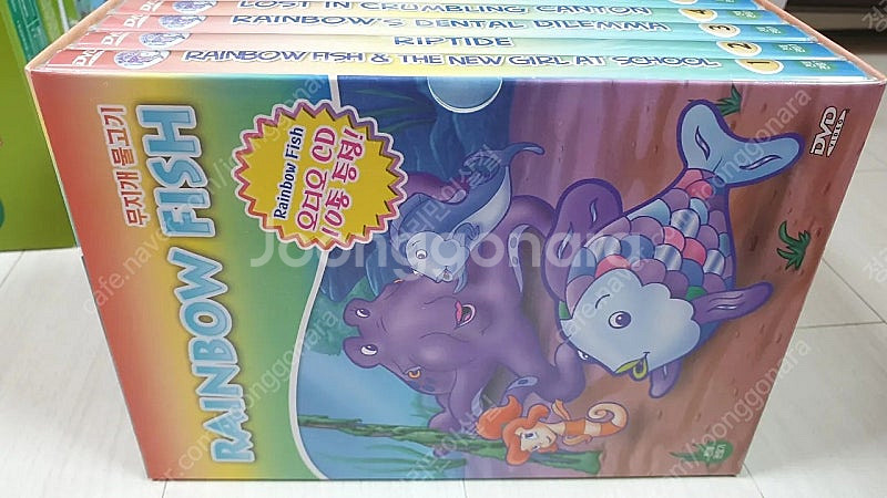 무지개물고기 dvd 10장세트, 프리스쿨 프랩 매쓰 팩...--3