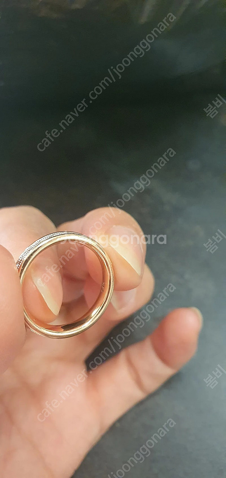 14k 핑골 핸드메이드 링반지 판매합니다.--3