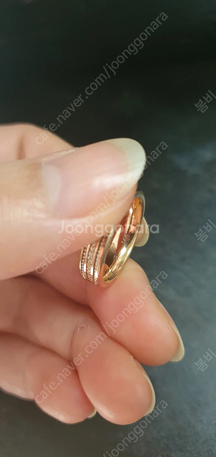 14k 핑골 핸드메이드 링반지 판매합니다.--6
