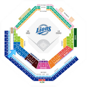 2024 삼성라이온즈 블루웨이브 원정 응원석 2연석