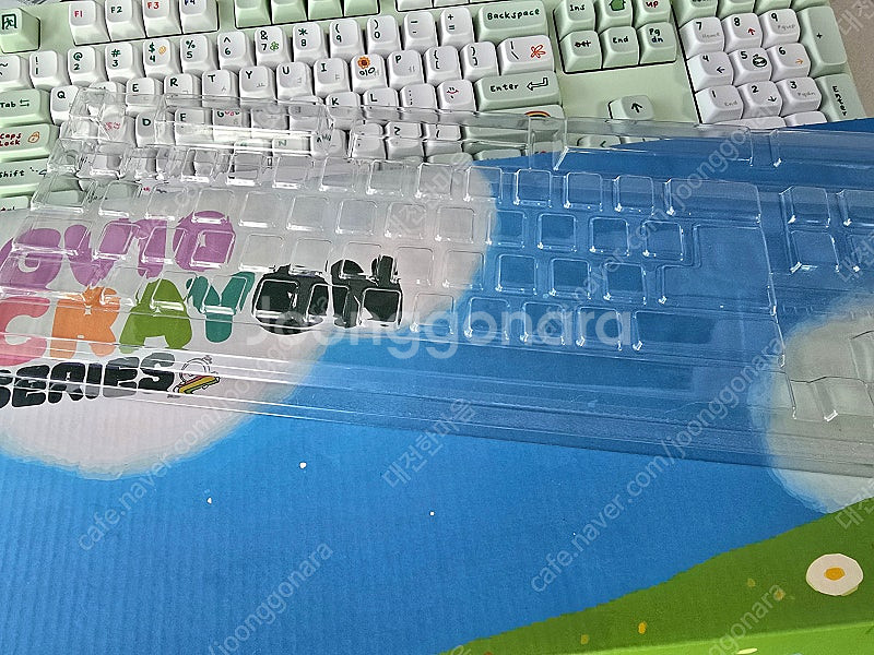 (키보드)엠스톤 그루브 GV10 저소음밀키축 38g 그...--3