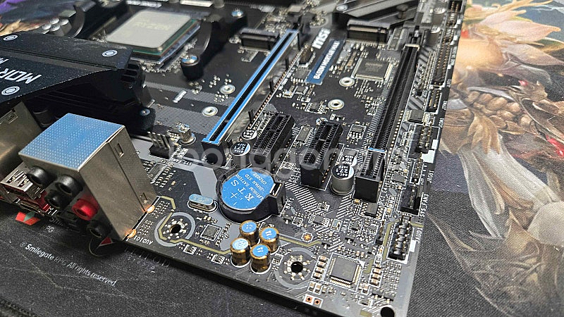 MSI B450M 박격포 맥스 + AMD 5700X3D...--3