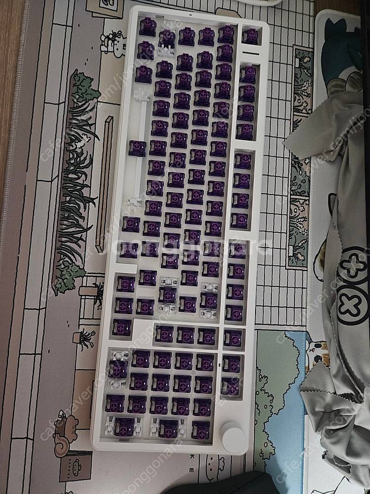 aula 독거미 f99 pro 키보드 퍼플축 풀배열 키...--0