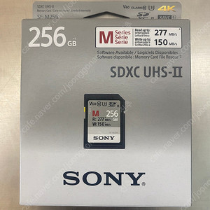 소니 SDXC M UHS-II V60 256G 메모리카드