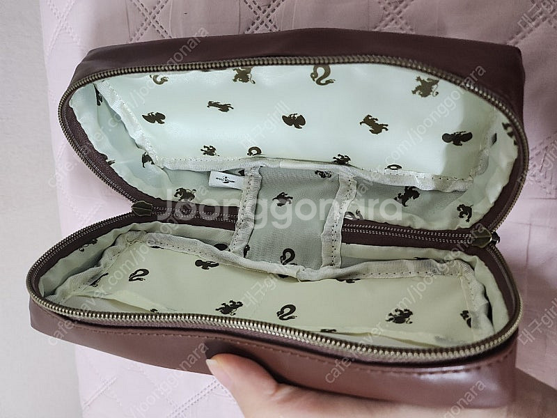 해리포터 호그와트 인장 가죽 필통 화장품 파우치--2