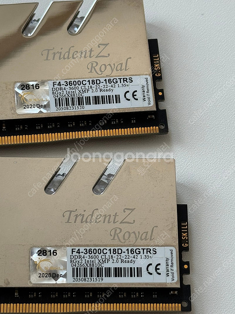 지스킬 ddr4 8*2 16기가 램--2