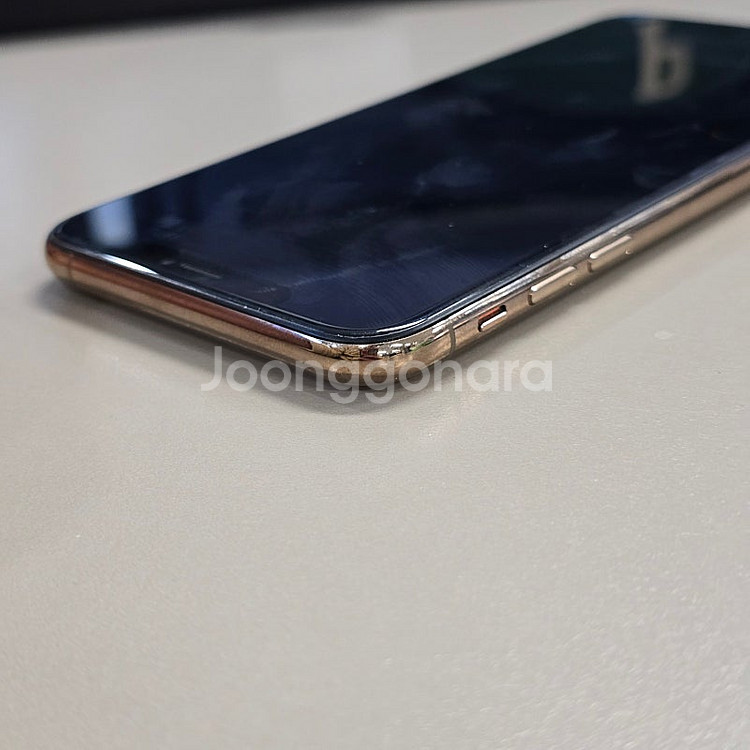 아이폰 XS MAX 골드 512기가 무잔상 미파손 상태...--8