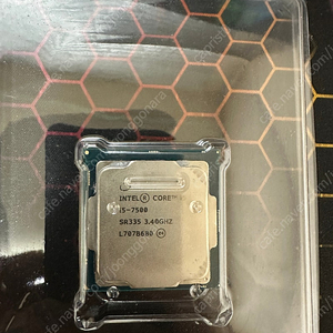 인텔 cpu 판매. i5-7500 택포