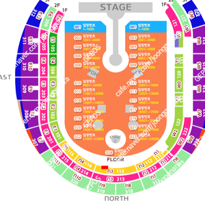 콜드플레이 내한공연 4/24 목 20:00 지정석R 1층 N3구역 3열 1석 양도