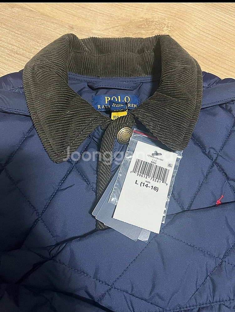 폴로 보이즈 퀼팅 자켓 새상품--1