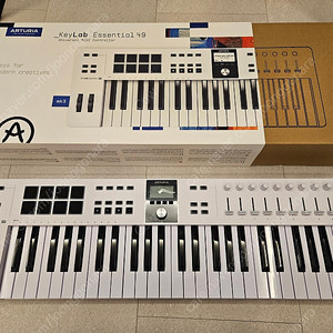 Arturia Keylab Essential 49 MK3 아투리아 키랩 49 마스터키보드 판매합니다