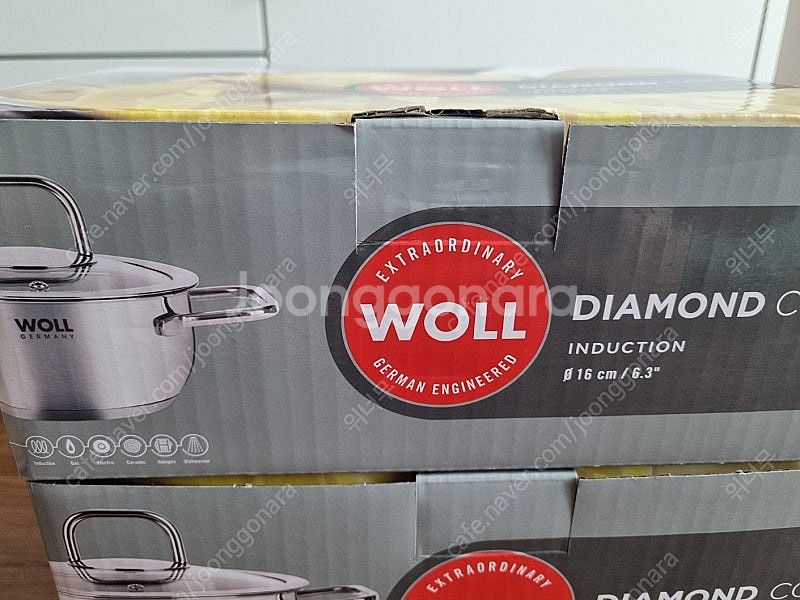 (미개봉 새상품) WOLL 다이아몬드 쿡 냄비 3종 +...--1
