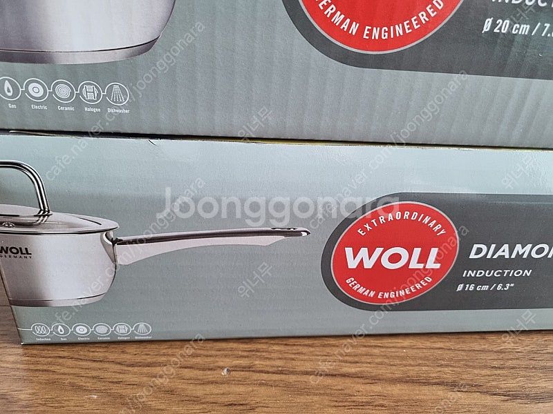 (미개봉 새상품) WOLL 다이아몬드 쿡 냄비 3종 +...--3