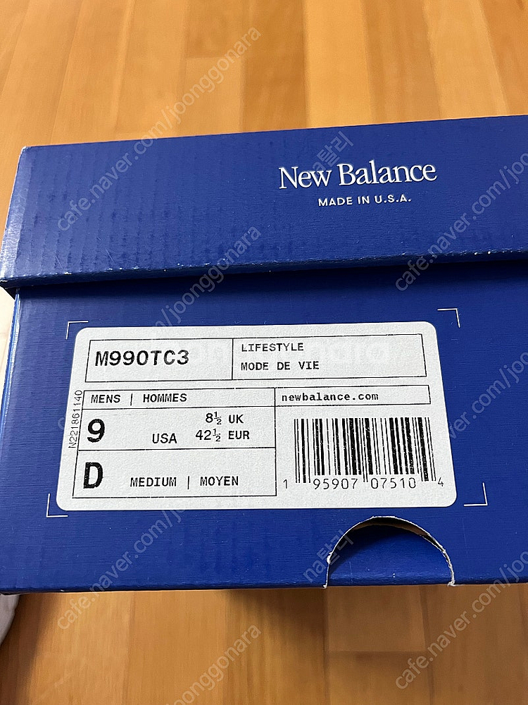 뉴발란스 M990TC3 275사이즈--7