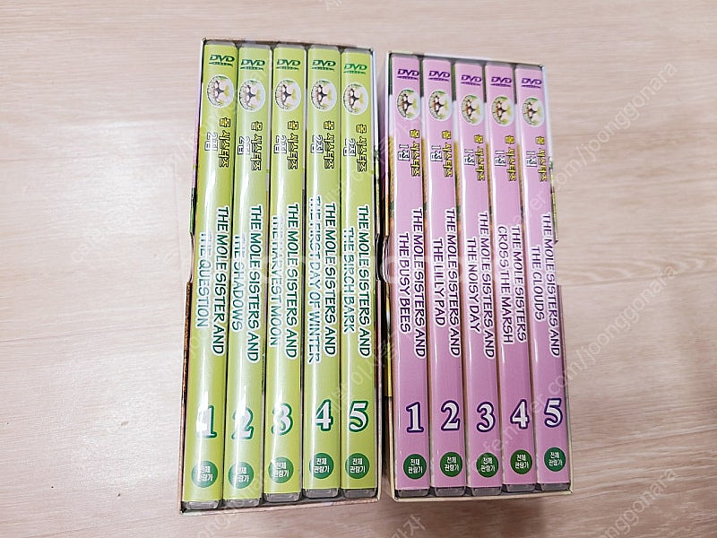 (새제품급)잠수네영어 몰 시스터즈 dvd 1.2집--0
