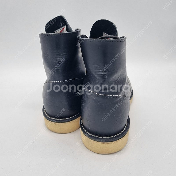 레드윙 9070 플레인토 워크부츠 블랙 남성 250mm--5