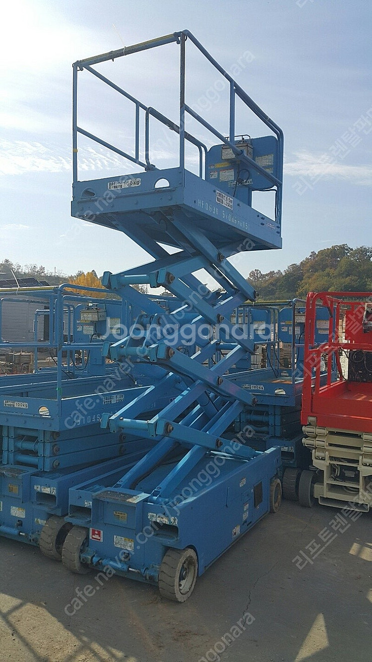 [고소작업대] 일본 마에다 발판 6.5미터/밧데리90프...--4