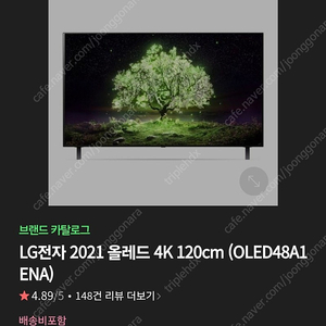 LG OLED TV OLED48A1ENA 120cm 스탠드형