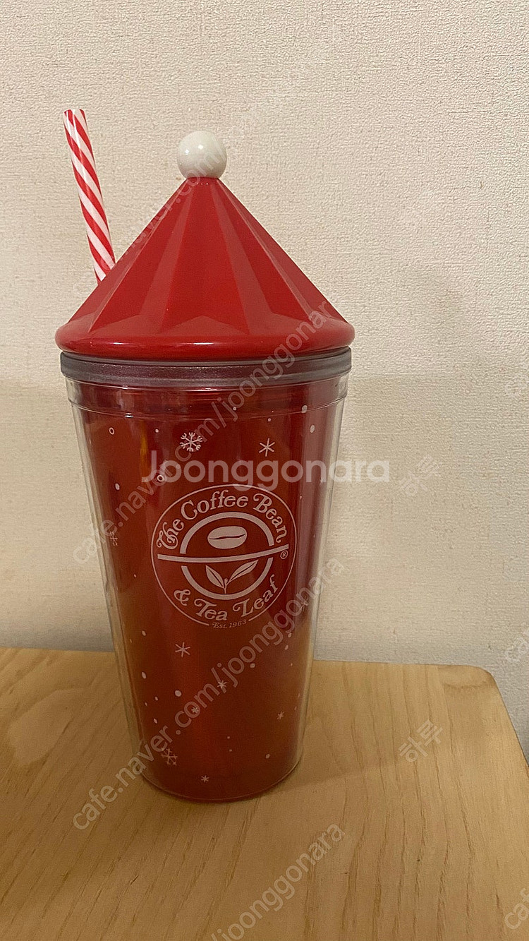 커피빈 크리스마스 텀블러 새제품--1
