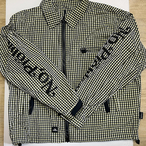 브릭 블루종 brick CHECKER ZIP ACTION BLOUSON (YL/BK)