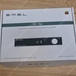 SMSL D-6 DAC 판매합니다.