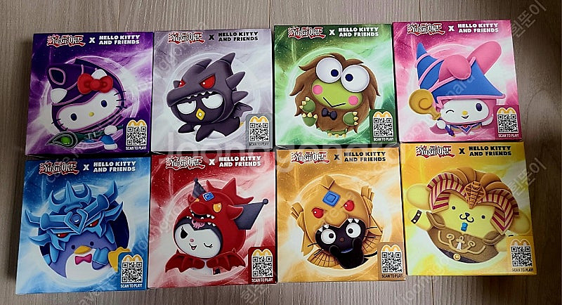 [미개봉]맥도날드 유희왕 산리오,크록스 키링--1