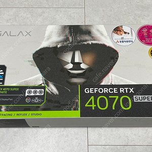 GALAX RTX 4070 SUPER EX GAMER WHITE 갤럭시 4070 슈퍼 화이트 그래픽카드