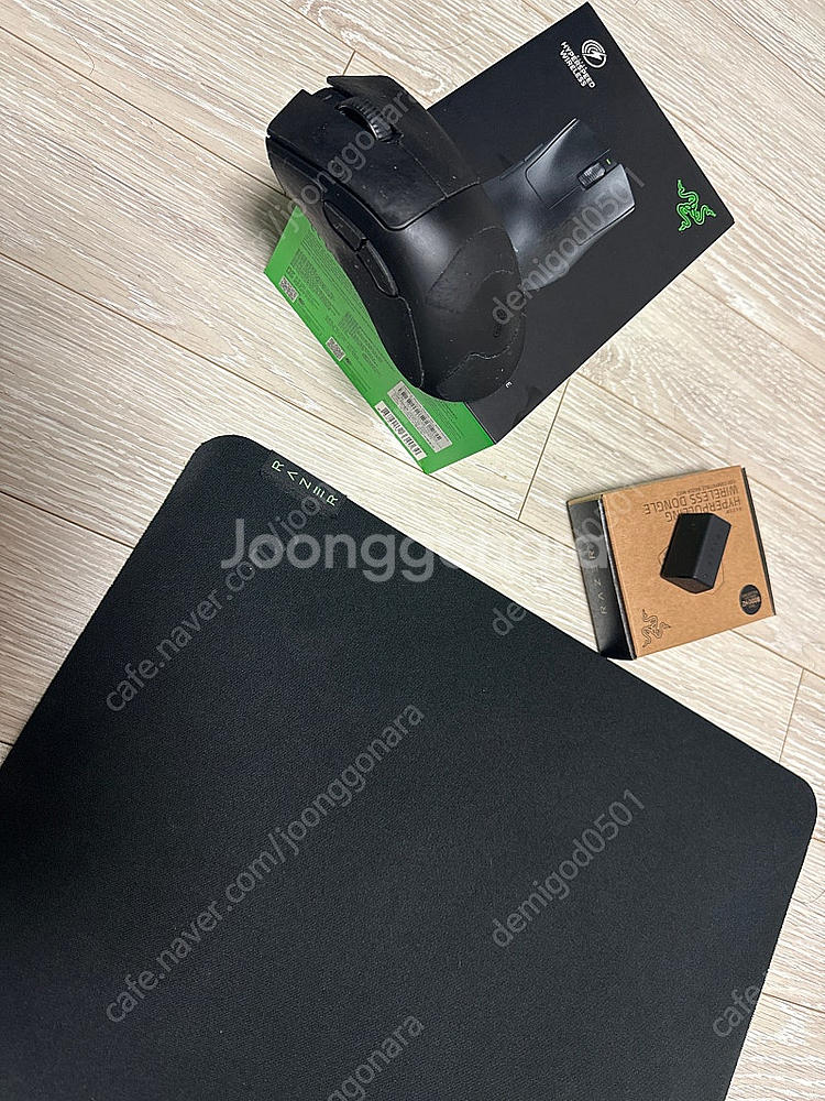 레이저 데스에더 v3 pro + 하이퍼폴링동글 + 기간...--0